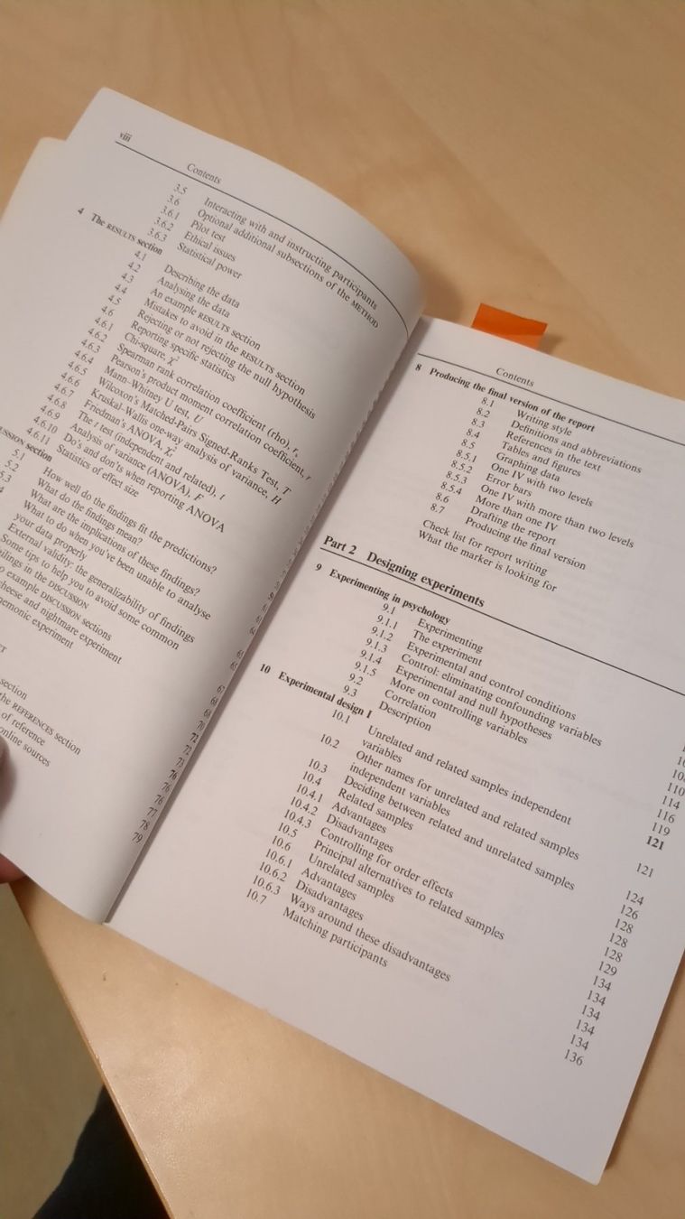 Bücher: Designing and Reporting Experiments in Psychology, P. Harris – Gebraucht aus Basel von haferkleie 4