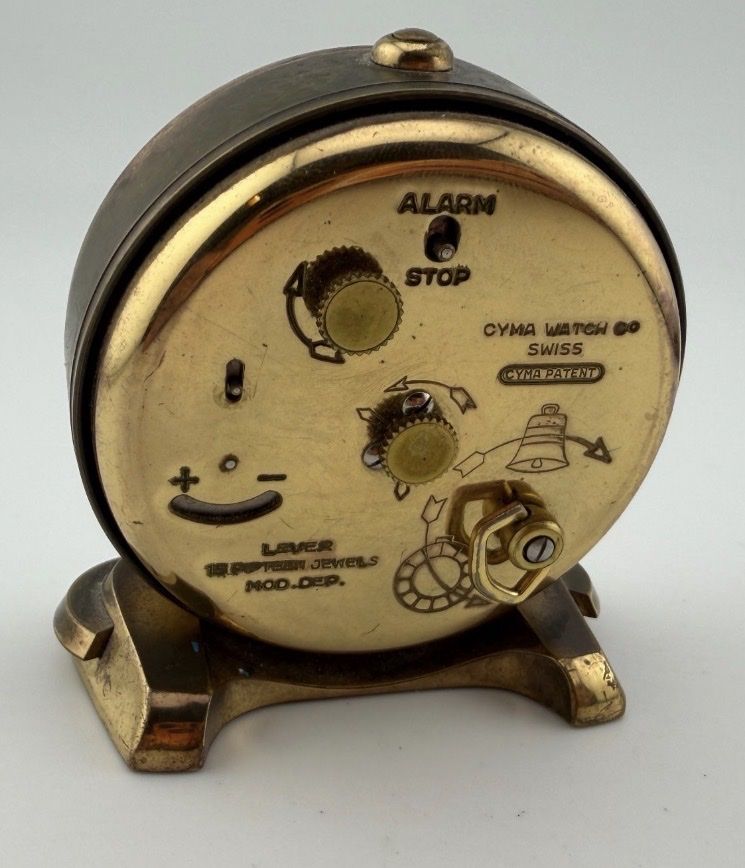 Cyma Wecker: Vintage Cyma Amic Sonomatic Wecker Messing mechanisch  – Gebraucht aus Untersiggenthal von TimeandShine 6