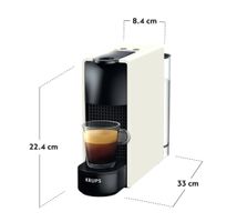 KRUPS NESPRESSO Essenza Mini Weiß Original Kapselmaschine XN