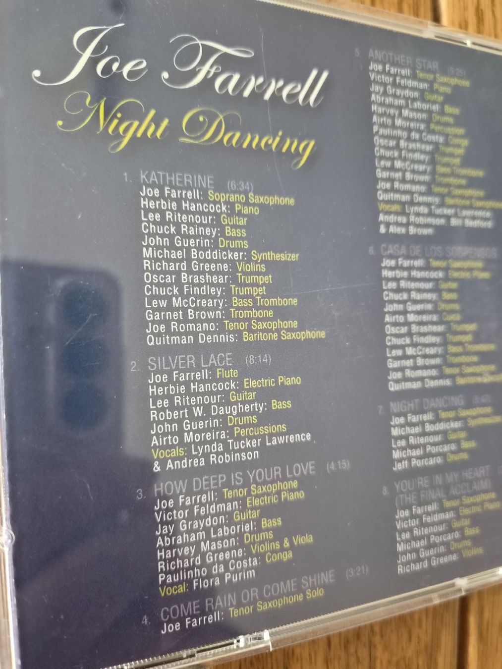 CD: JOE FARRELL NIGHT DANCING – Usato da Zofingen venduto da Tinpan 3