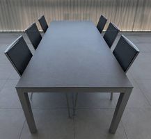 Svoboda Gartentisch-Set mit 6 Stühlen