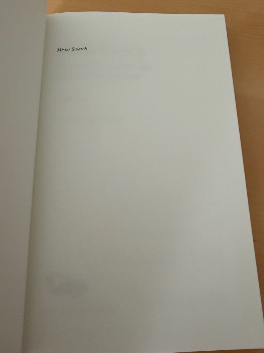 Libri: Mister Swatch, Nicolas Hayek – Nuovo e nell'imballaggio originale da Gland venduto da AlpineTime_CH 5