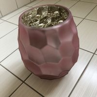 rose-metallic Deco Glas