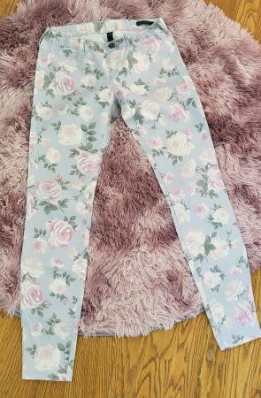 Hose Jeans 🌸Blumen Floral Flower🌺Rosen Benetton Boho