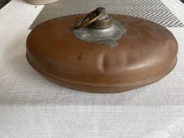 Antike Bettflasche Kupfer