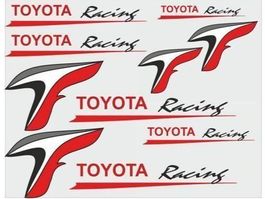 Toyota Racing Motorsport Aufkleber Sticker Bogen (Art. 2233)