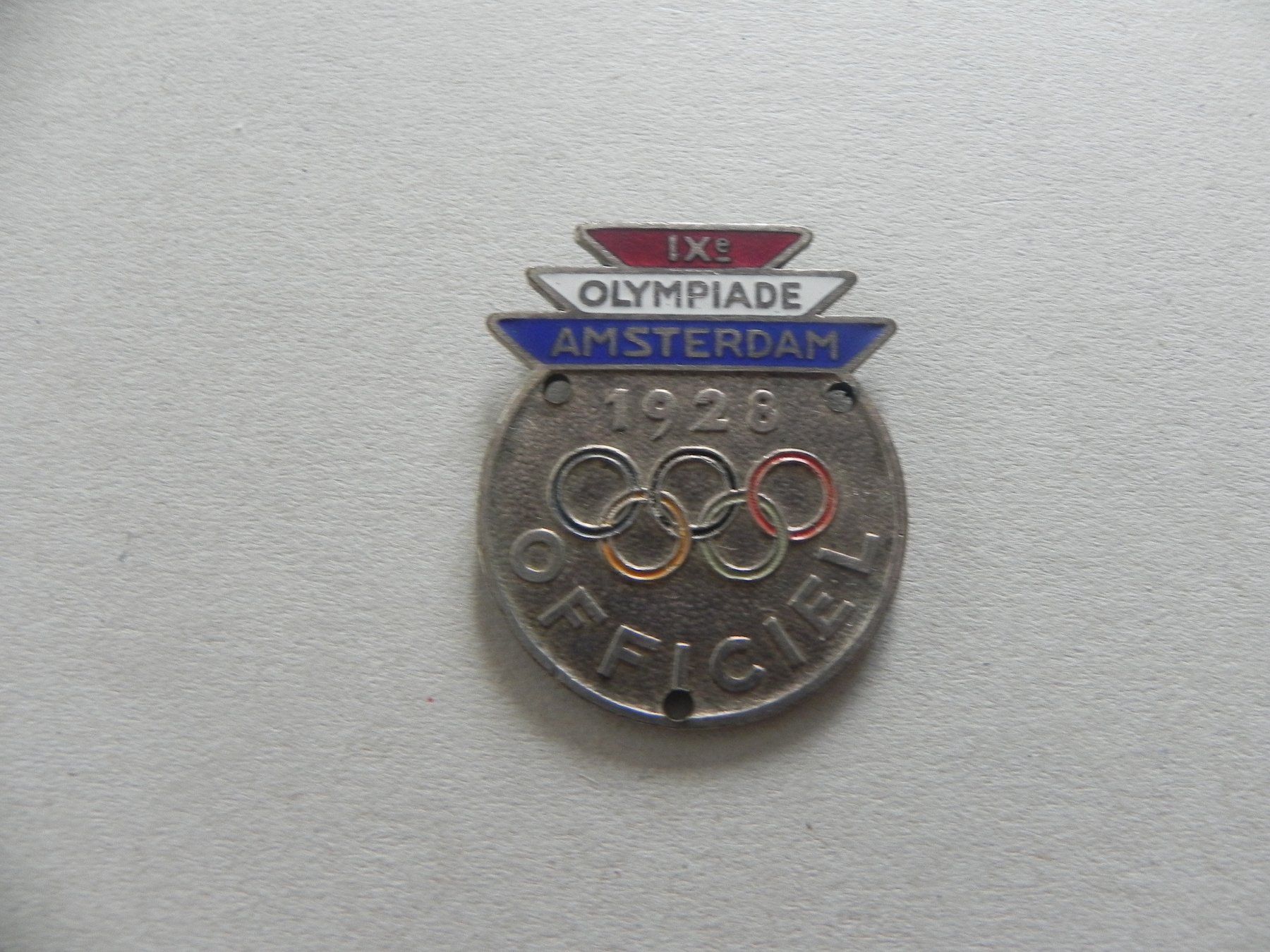 Spille & Fermagli: Olympiade Abzeichen Brosche Schweiz Amsterdam 1928 – Usato da Siebnen venduto da krimsie