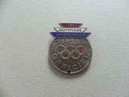 Olympiade Abzeichen Brosche Schweiz Amsterdam 1928