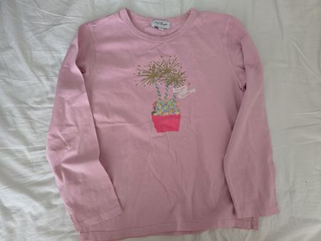 The Marc Jacobs Pink Sequin Cupcake Long Sleeve T-shirt