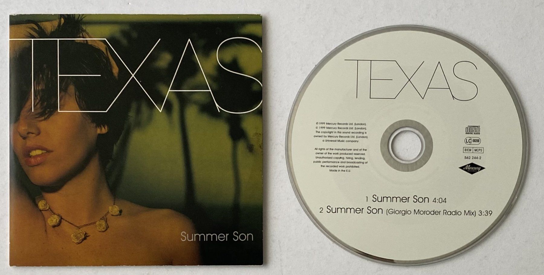 CDs: Texas, Summer Son – D'occasion à Flums par Asquillo 2