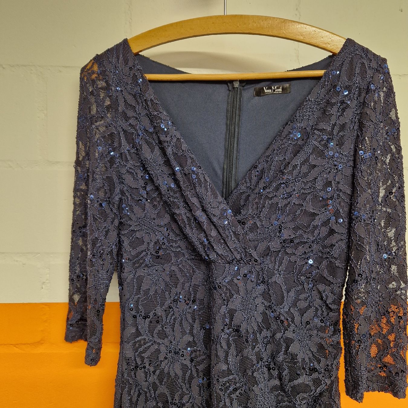 Kleider: Vera Mont Kleid, dunkelblau, Gr. 40 – Gebraucht aus Bern von latrouvaillebern 2