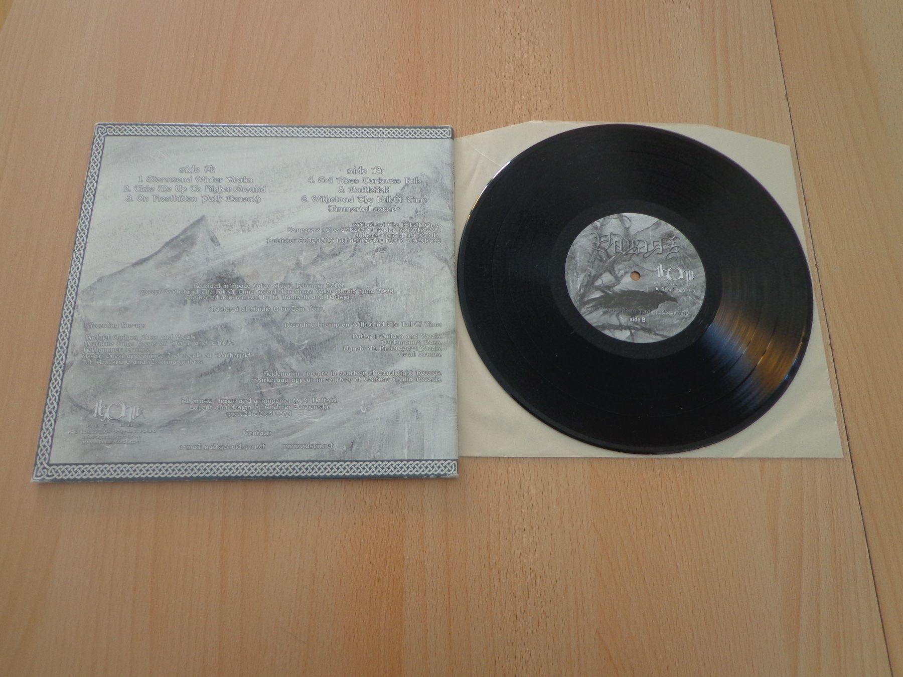 Dischi in vinile: Vidsyn-On Frostbitten Path Beneath 10'' Vinyl EP Immortal – Nuovo (secondo la descrizione) da Brienz BE venduto da INTERNALFIRE 1