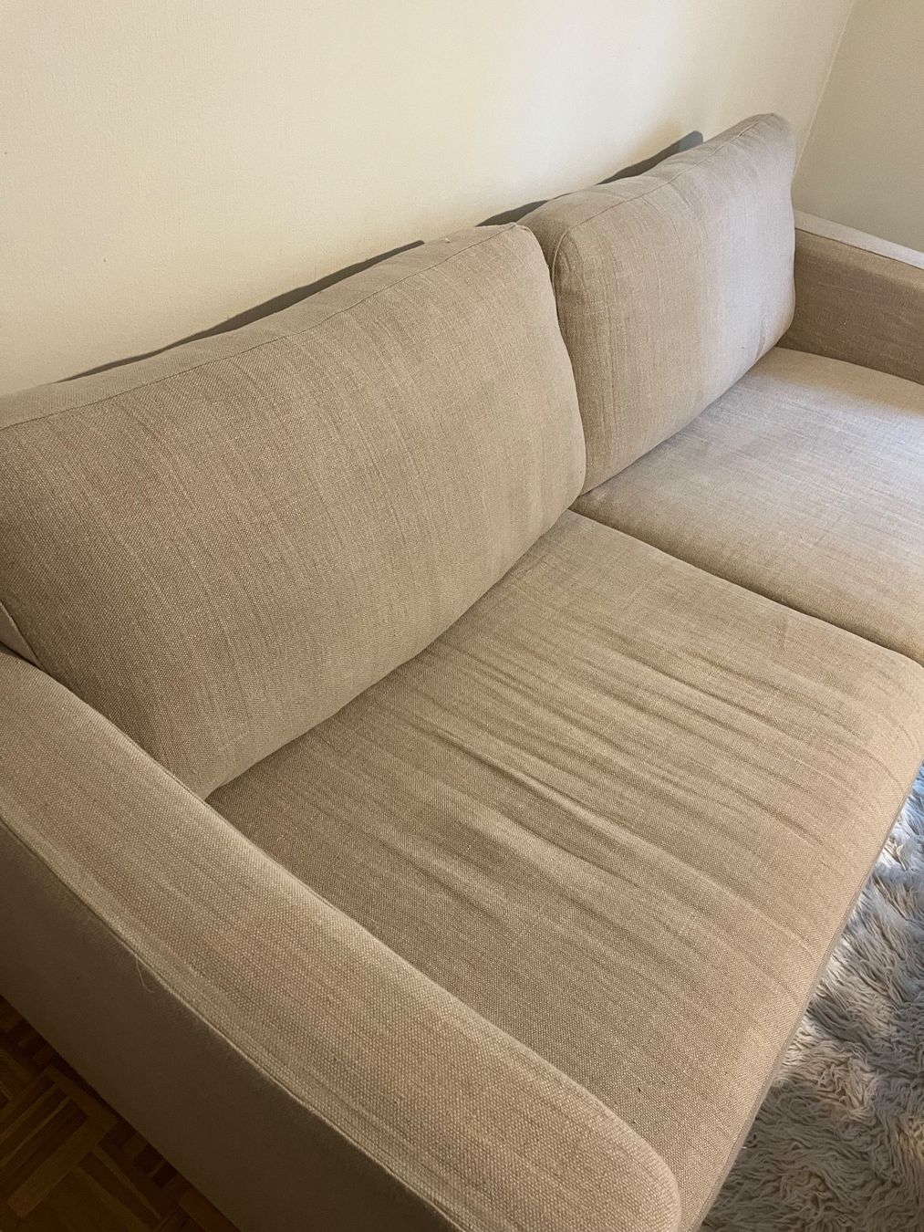 Ikea Sofas: Canapé beige confortable ikea karlstad – Gebraucht aus Lausanne von Molecule11 2