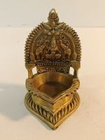 Öllampe Bronze, indisch, 20. Jh. (nov210)