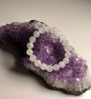 Bracelet en pierre de lune naturelle 9.5mm