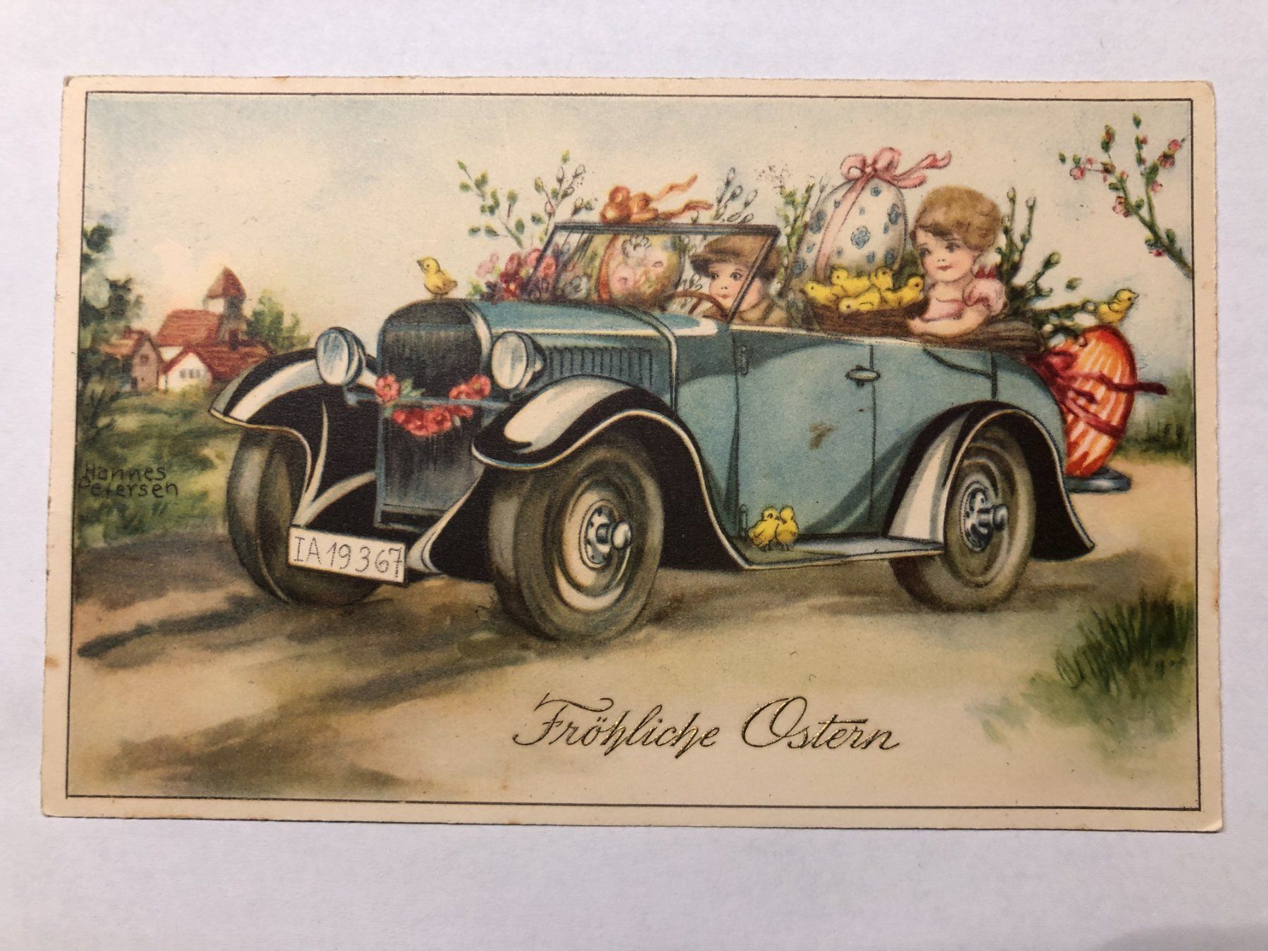 Cartoline postali: Fröhliche Ostern  HWB – Usato da Pfäffikon ZH venduto da Waltoversand