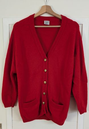 Strickjäckchen Angora/Schurwolle Gr. 36/38