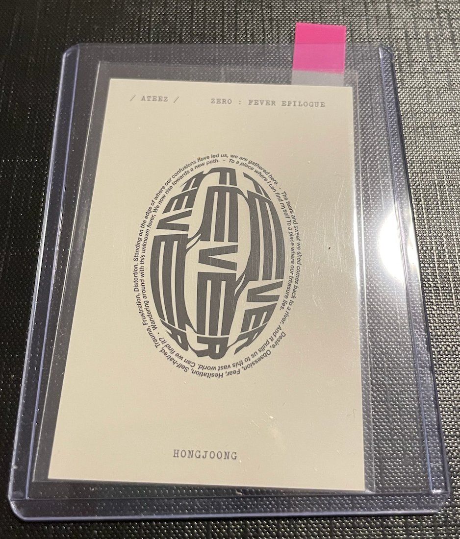 Sammelbilder & Trading cards: ATEEZ - Hongjoong – Gebraucht aus Uster von ali_mp6n 1