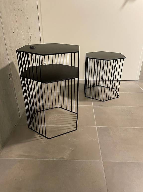 Nachttische: Coppia comodini metallici neri, come nuovo – Gebraucht aus Lugano von tittidea 3