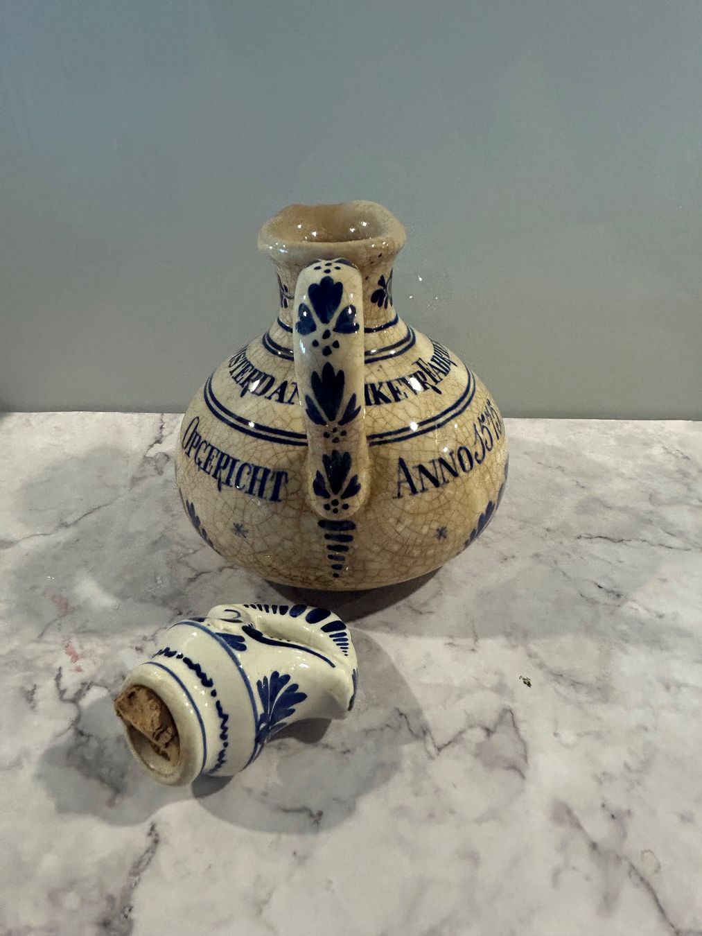 Caraffe: Delfter Flasche Genever-Krug Delft Krug – Usato da Basel venduto da toy_t8bb 5
