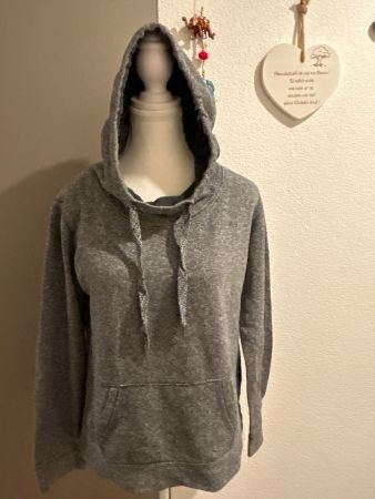 Fishbone Damen Hoodie grau meliert Gr. M