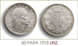 50 Para 1915 UNZ Lot 1