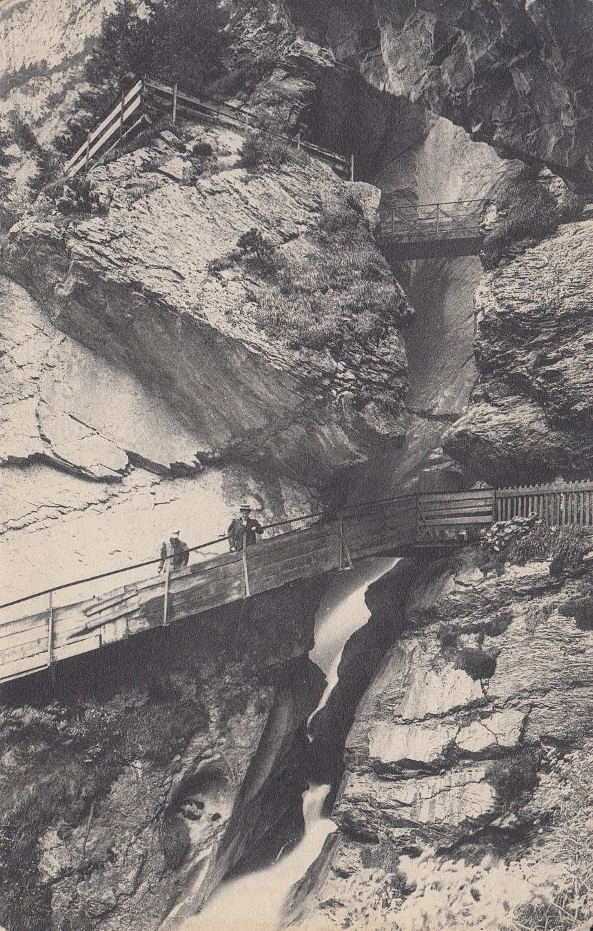 Cartoline postali: Trümmelbach ca. 1930 – Usato da Bürglen TG venduto da StampGraf