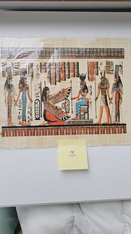 Papyrus aus Ägypten. 29 cm x 40 cm. Kaufen auf Ricardo