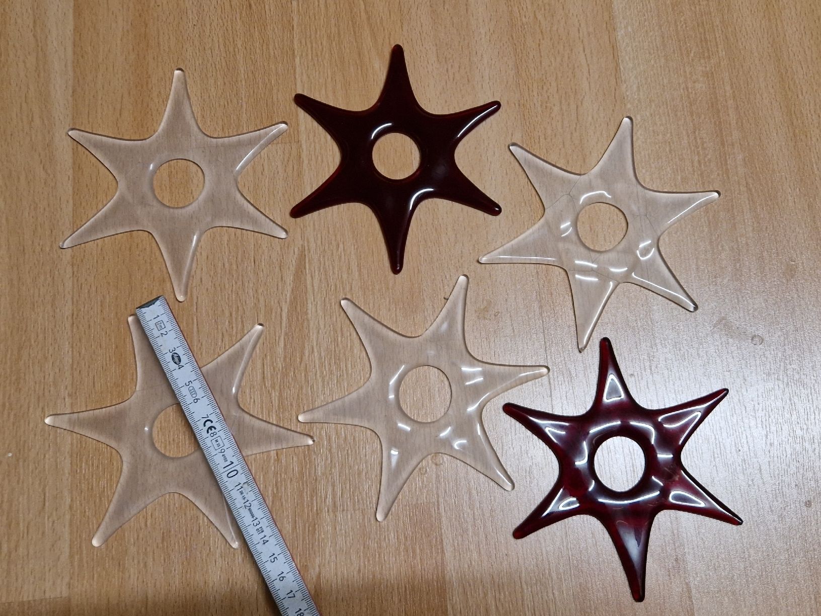 Tutte le decorazioni: Glassterne, 6 Stk. – Usato da Gasel venduto da sale65