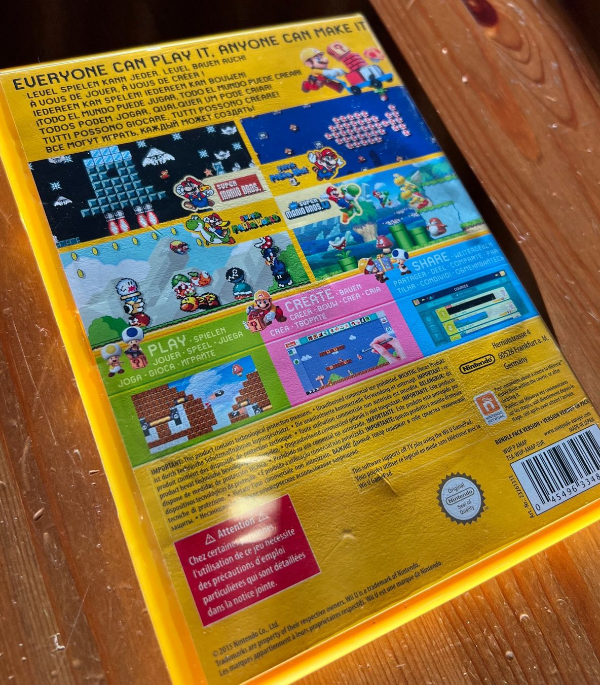 Nintendo Spiele: Wii U Spiel Super Mario Maker – Gebraucht aus Uster von Stoessda 2