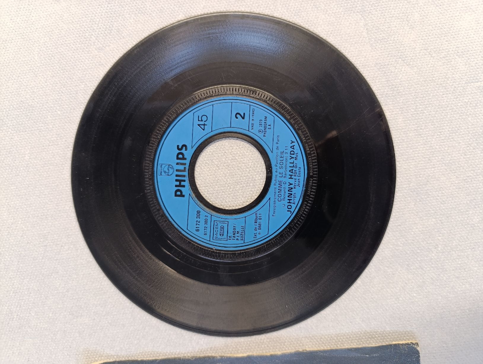Dischi in vinile: Johnny Hallyday, 45t, Ma Gueule, 1980 – Usato da Avry-sur-Matran venduto da dav_nm5p 3