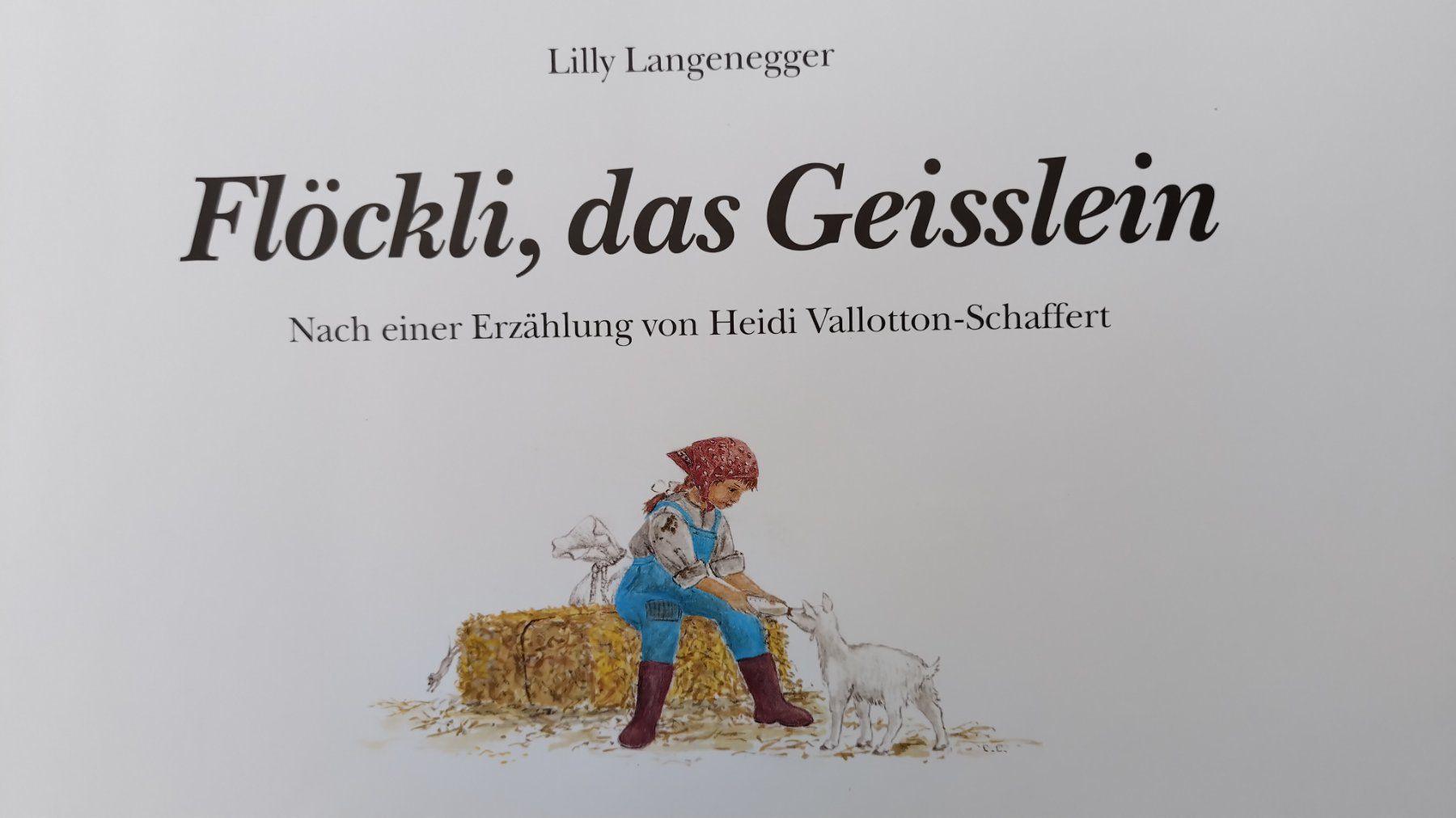 Libri: Flöckli, das Geisslein-Lilly Langenegger / Bilderbuch – Usato da Bellach venduto da JingleJerry 2