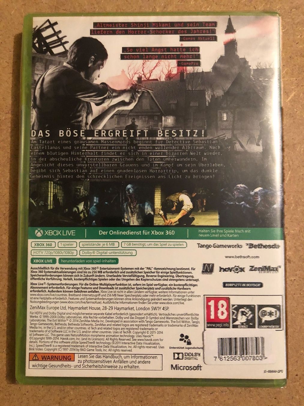 Giochi: The Evil Within für Xbox 360 Neu – Nuovo e nell'imballaggio originale da Kestenholz venduto da Mad18 1