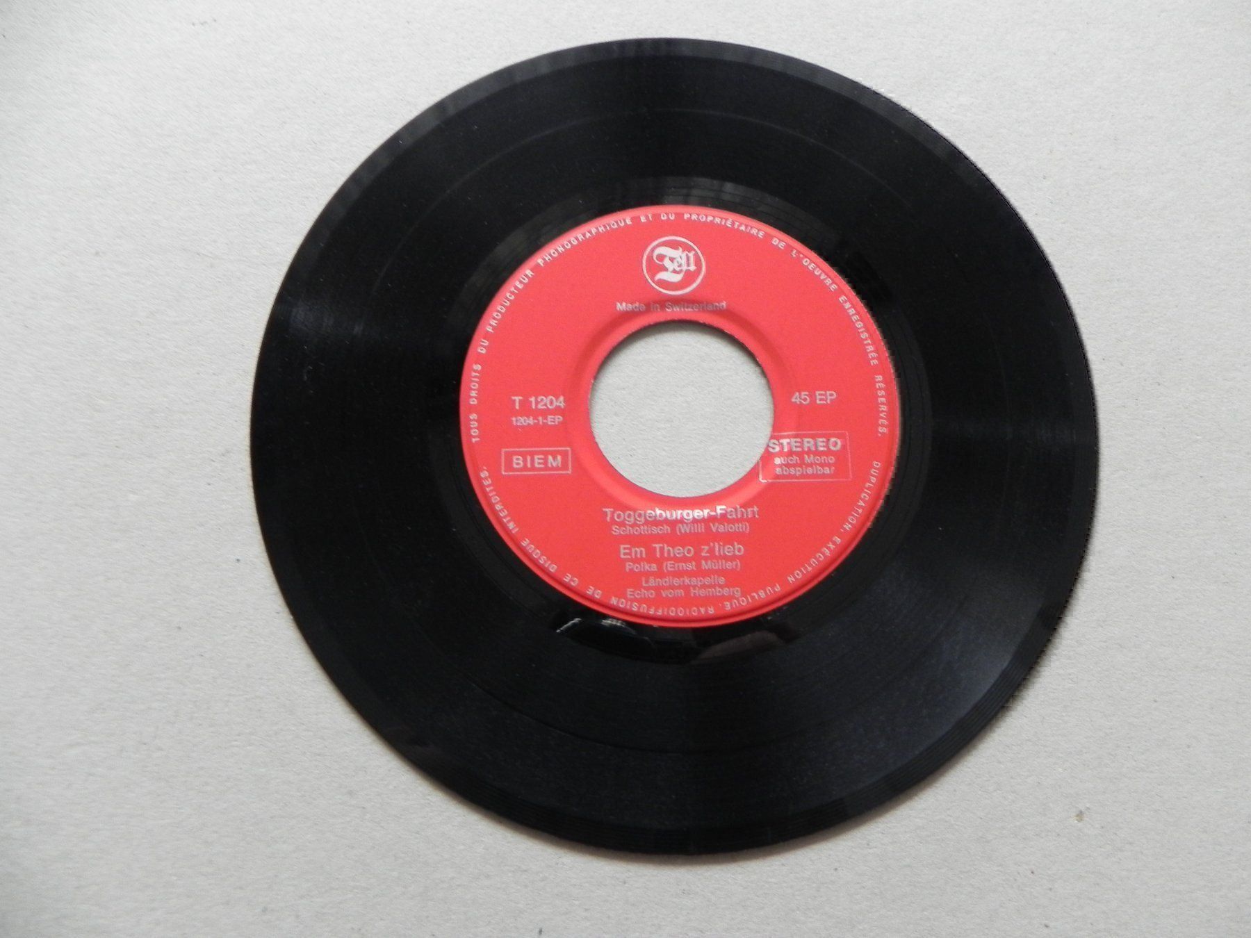 Dischi in vinile: Single Volksmusik Echo vom Hemberg SG – Usato da Siebnen venduto da krimsie 3