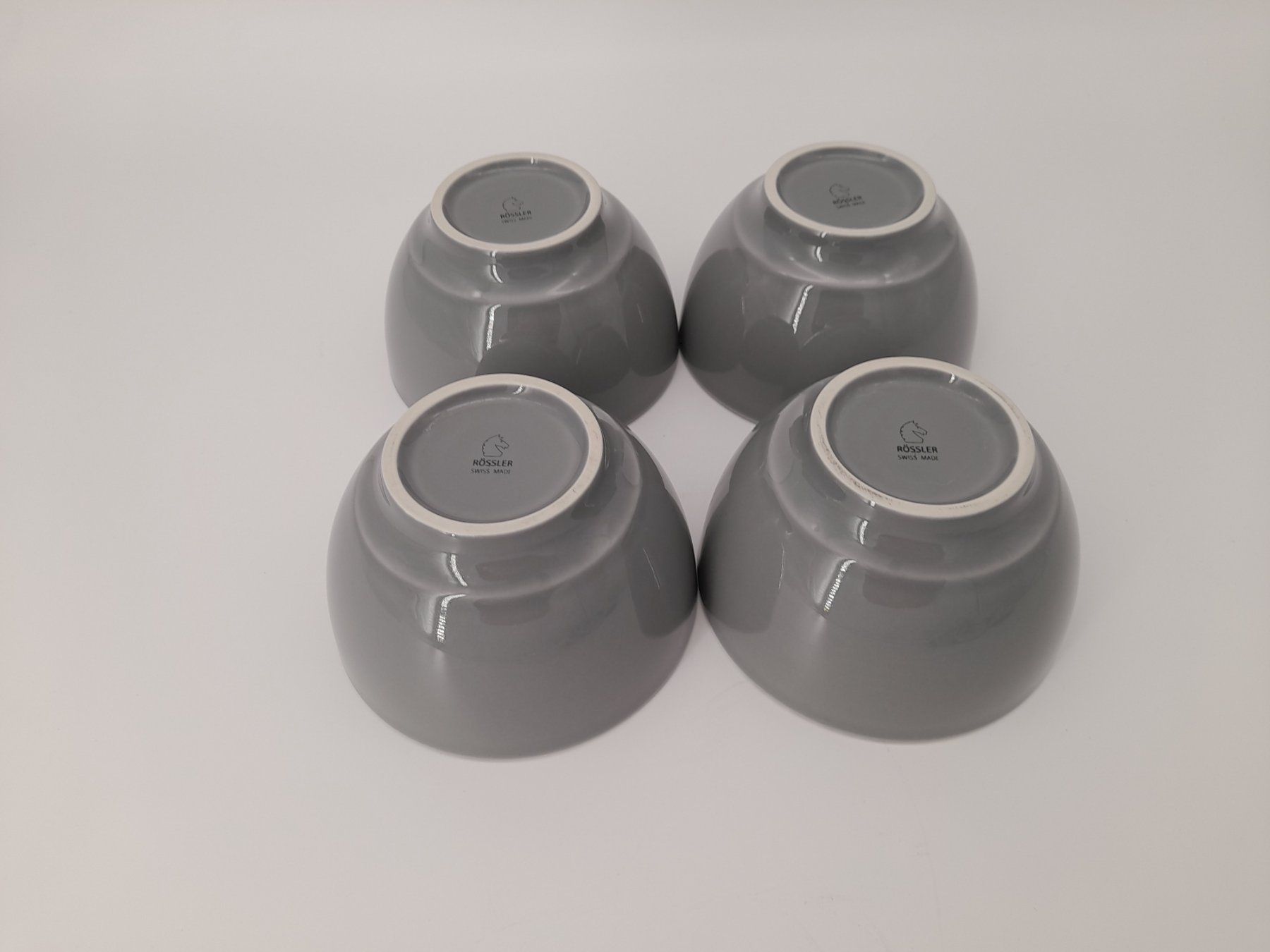 Rössler Ciotole: 4 bols Rössler vintage - Couleur Gris – Usato da Delémont venduto da Loccaze2015 4