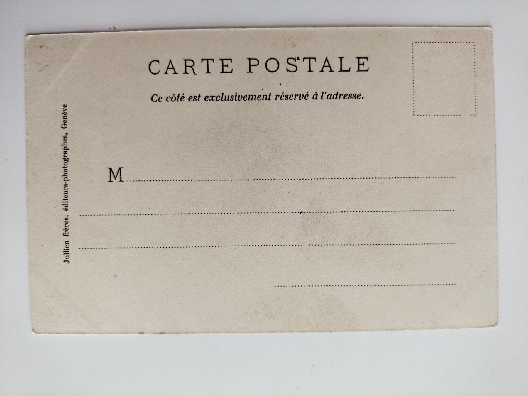 Cartoline postali: Bahn Zug mit Dent de Jaman, Januar 1904 – Usato da Ohmstal venduto da Lebensfreude05 1
