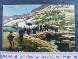 ARMEE SCHWEIZ INFANTERIE AUF DEM MARSCH GRENZBESETZUNG 1914