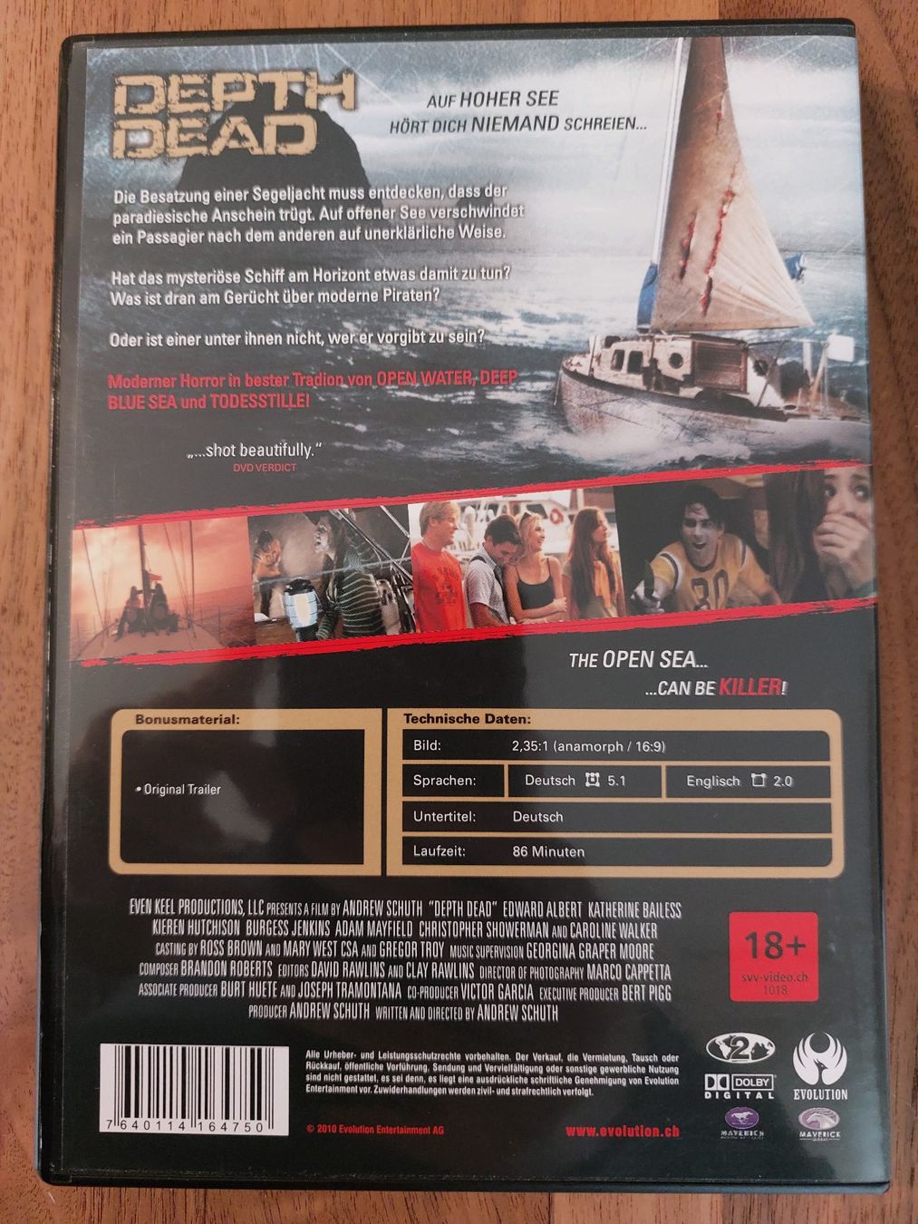 Tous les DVDs: DVD - Depth Dead – D'occasion à Rheinfelden par Onyx74 1