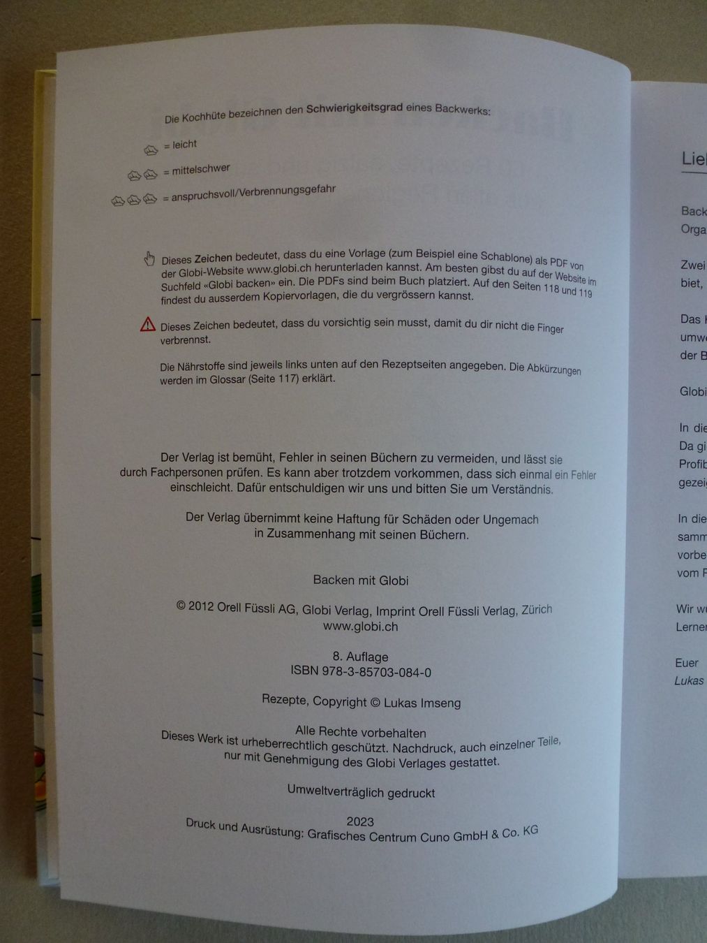Libri: Backen mit Globi - 60 Rezepte salzig und süss – Nuovo (secondo la descrizione) da Mühlrüti venduto da Dadadachs 3