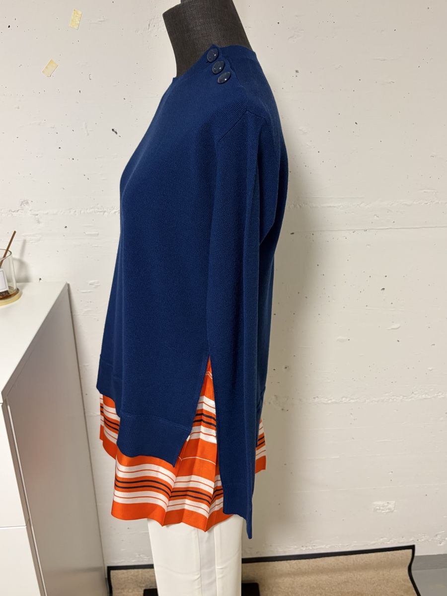 Louis Vuitton Maglioni & Felpe: Louis Vuitton Pullover Merino Wool Silk Blau Grösse S – Nuovo (secondo la descrizione) da Sarnen venduto da vik_jw5z 4