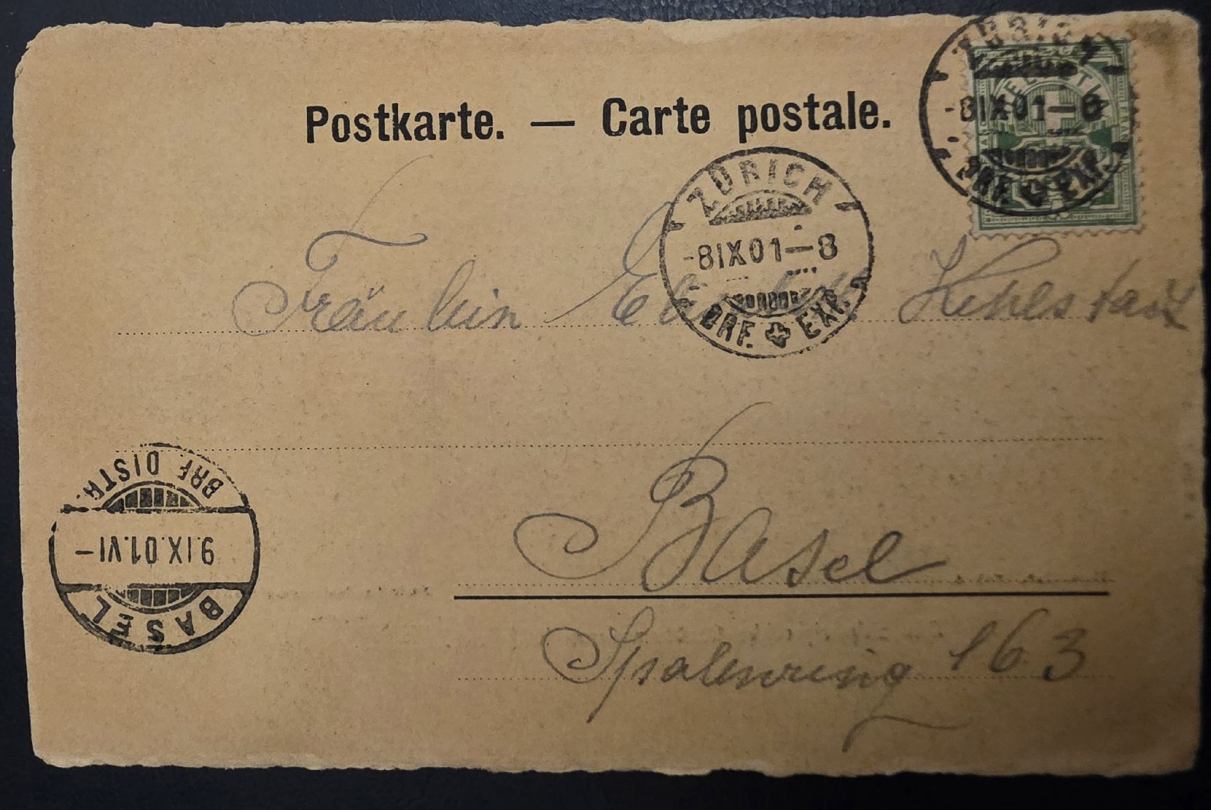 Ansichtskarten: Ansichtskarte Landesmuseum – Gebraucht aus Bern von Kocholo 1