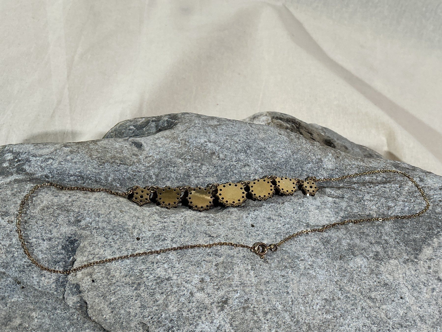 Catenine: BÖHMISCHER GRANATSCHMUCK Halskette – Nuovo (secondo la descrizione) da Richterswil venduto da Restwert_Richterswil 7