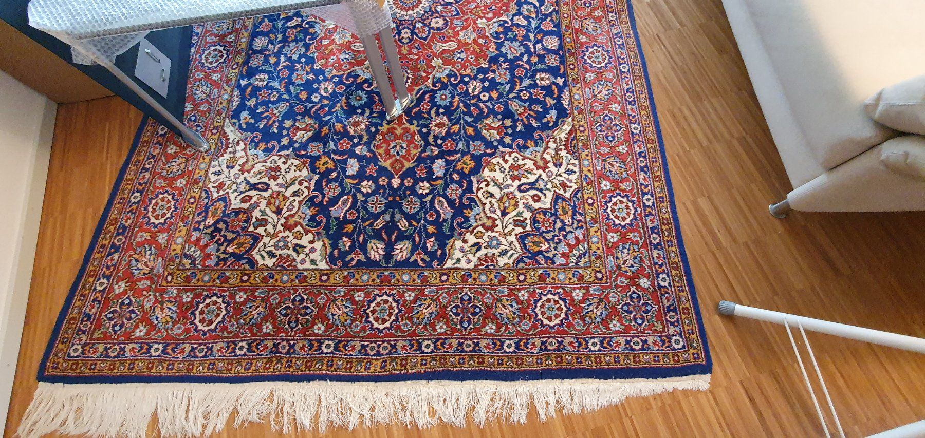 Tappeti: Schöner Orientteppich, blau und rot – Usato da Männedorf venduto da gab_66q9 3