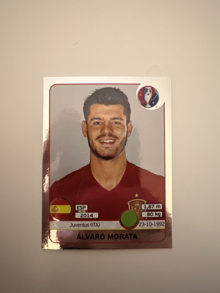 Panini Sammelbilder & Trading cards: Panini Frankreich EM 2016 Alvaro Morata – Neu (gemäss Beschreibung) aus Dietikon von Emoruk