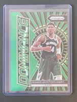 NBA Giannis 2023-24 Panini Prizm Dominance Green Card