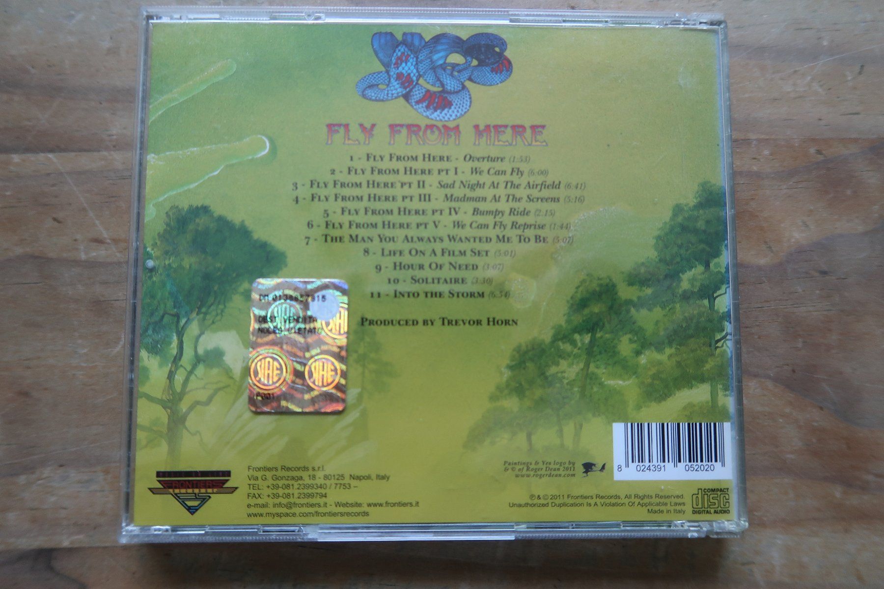 CD: YES - FLY FROM HERE - CD – Usato da Basel venduto da Patiscat 1