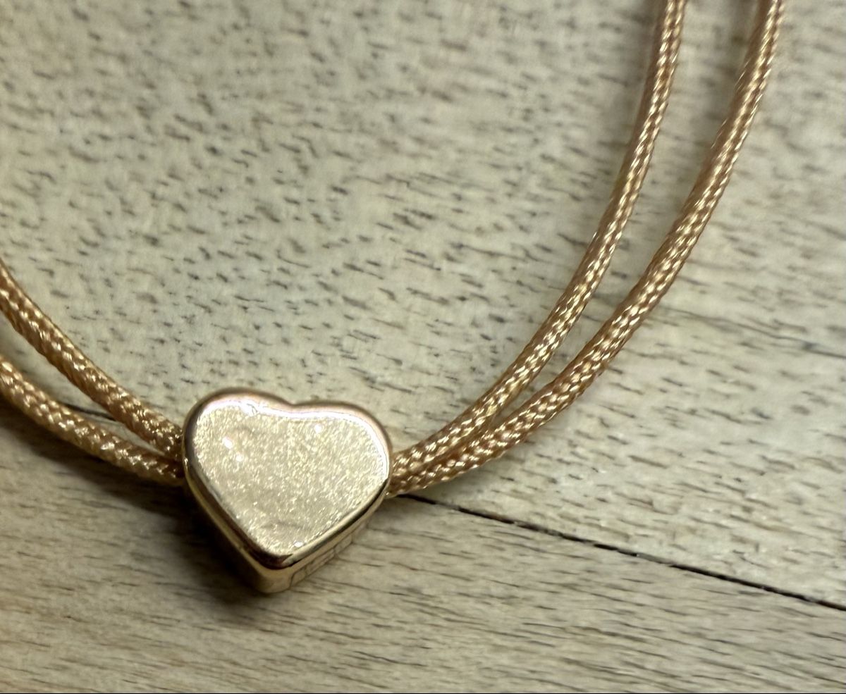 Armbänder & -reifen: Armband Goldenes Herzchen, verstellbar – Neu (gemäss Beschreibung) aus Lyss von Sibella56 1