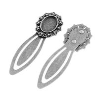 2 Buchzeichen LESEZEICHEN Metall FIMO Fusing