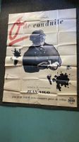 Rares grosses Filmplakat von Jean Vigo „Zero de conduite“