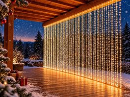 LED-Lichtervorhang 6 × 3 m mit 600 LEDs